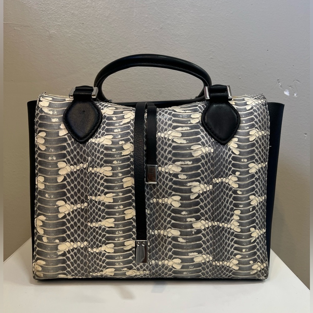 Michael Kors Collection Miranda Genuine Snakeskin Tote